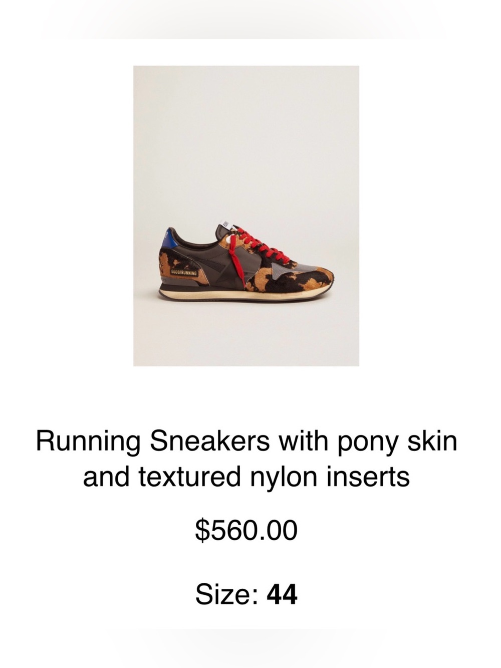 Golden Goose Men’s Running Sneakers - Sz. 44 - Picture 8 of 8